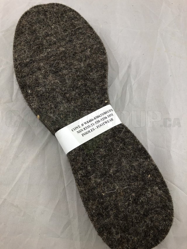 Felt Insole for the Canadian Army Winter Mukluk | Central Alberta ...